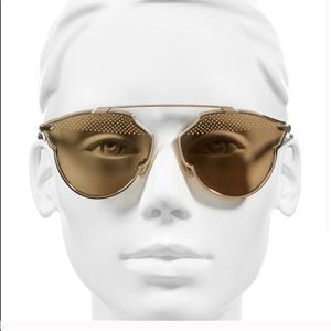 Dior So Real Studded 59mm Brow Bar Sunglasses